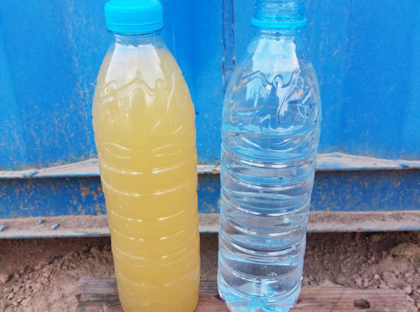 水處理水質對比